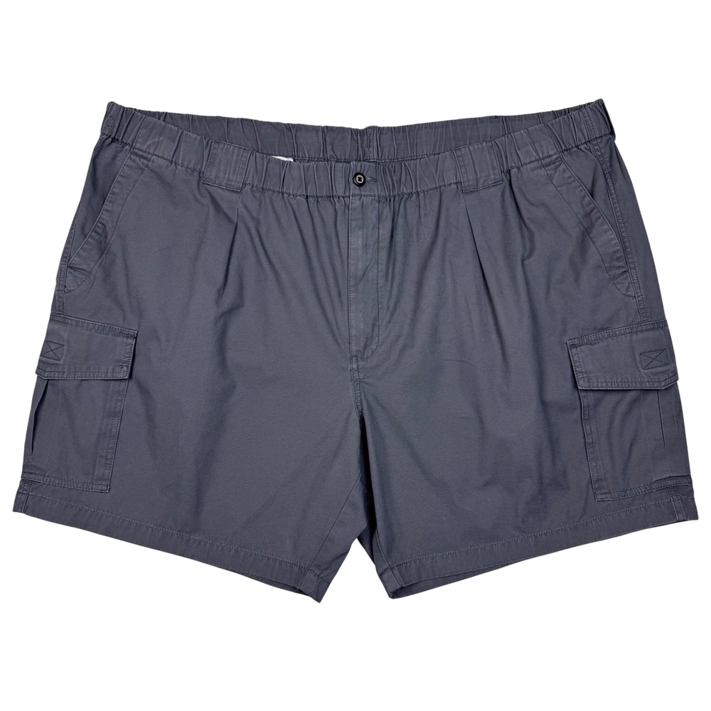 Tommy Bahama Relax Cargo Shorts Elastic Waist Mens 4XLB Gray Gorpcore Minimalist